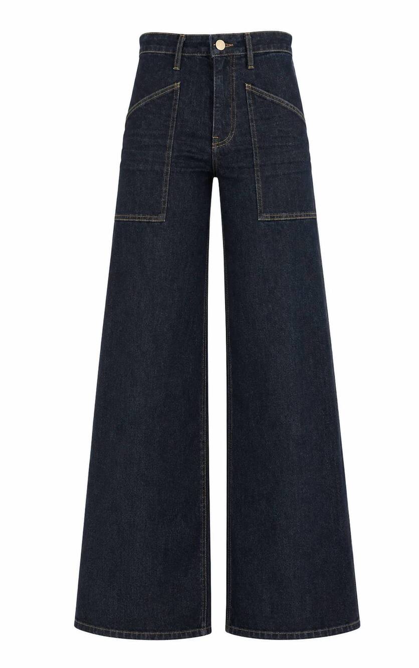 NEW KUT FROM THE KLOTH women's jodi high rise straight leg jeans in dark